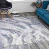 Haarsteeg Modern Aqua Area Rug