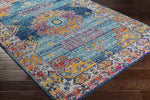 Halfmijl Traditional Navy Area Rug