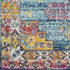 Halfmijl Traditional Navy Area Rug