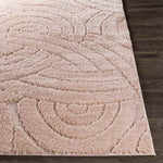 Havelt Modern Pale Pink Area Rug