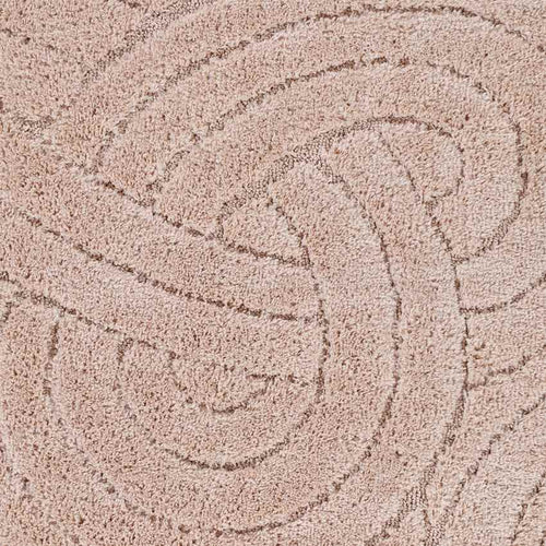 Havelt Modern Pale Pink Area Rug