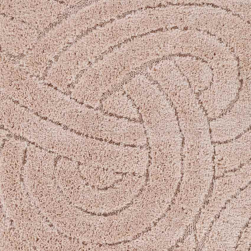 Havelt Modern Pale Pink Area Rug