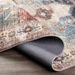 Heesch Traditional Navy Area Rug