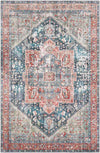 Heeseind Traditional Denim Area Rug