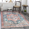 Heeseind Traditional Denim Area Rug