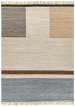 Hoekdries Modern Khaki Area Rug