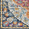 Horzik Traditional Bright Orange Area Rug