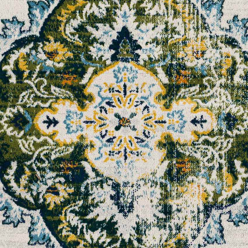 Brongerga Traditional Grass Green Area Rug