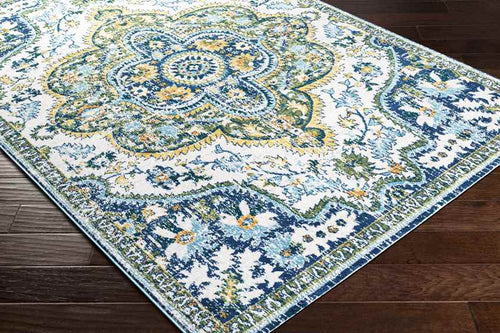 Deinum Traditional Grass Green Area Rug