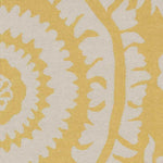 Kaarschot Traditional Yellow/Ivory Area Rug