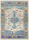Koks Traditional Teal Area Rug
