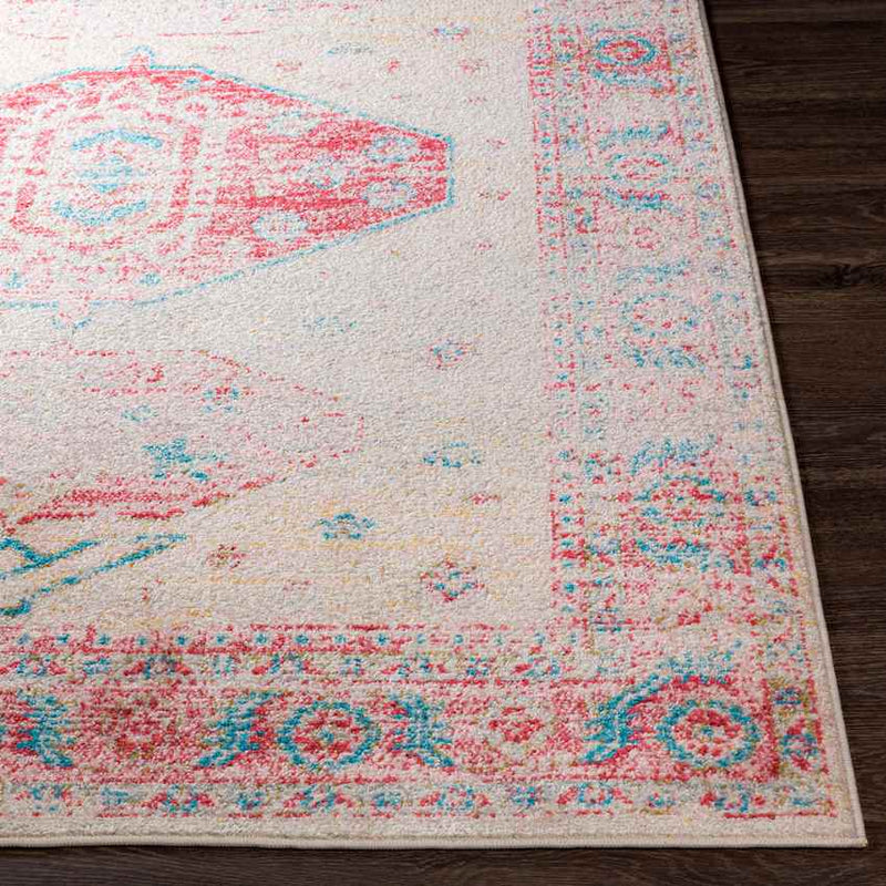 Kreek Traditional Coral Area Rug