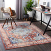 Kreijl Traditional Burned Orange Area Rug