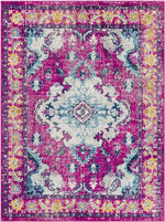 Kreijl Traditional Bright Pink Area Rug