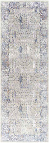 Lieshout Traditional Pale Blue Area Rug