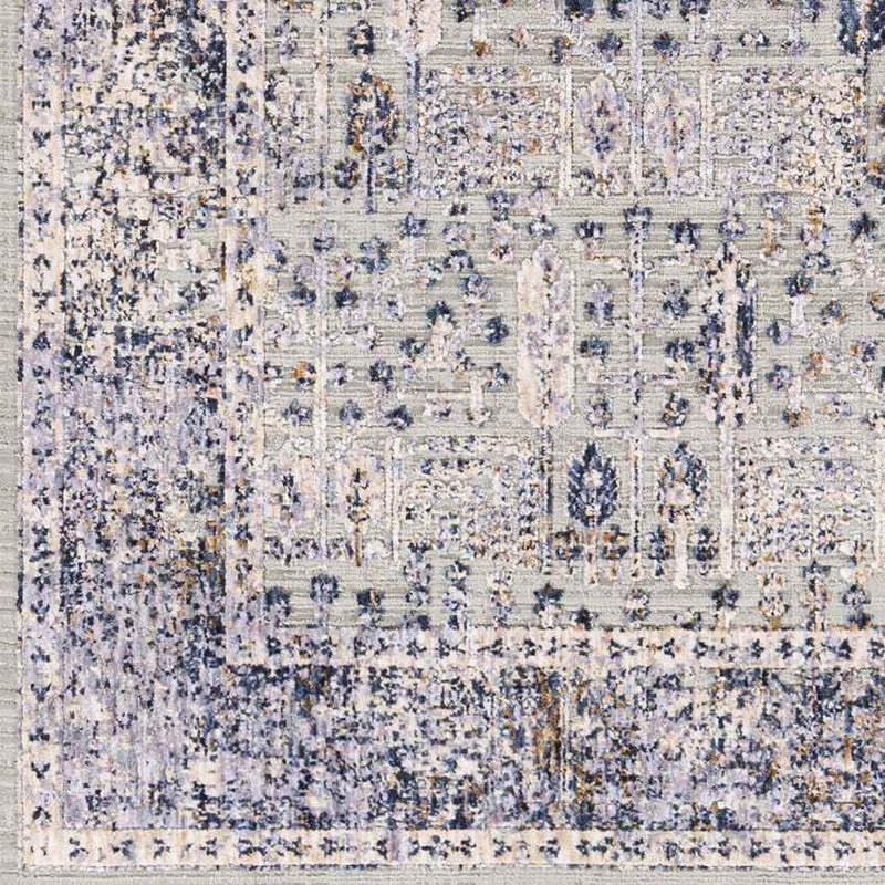Lieshout Traditional Pale Blue Area Rug