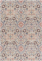 Lieveld Traditional Rust Area Rug