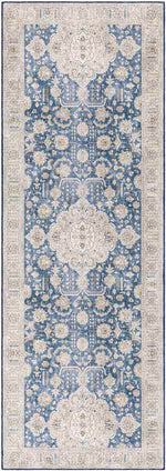 Loeswijk Traditional Blue Area Rug