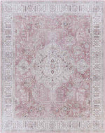 Loeswijk Traditional Pale Pink Area Rug
