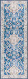 Loeswijk Traditional Sky Blue Area Rug