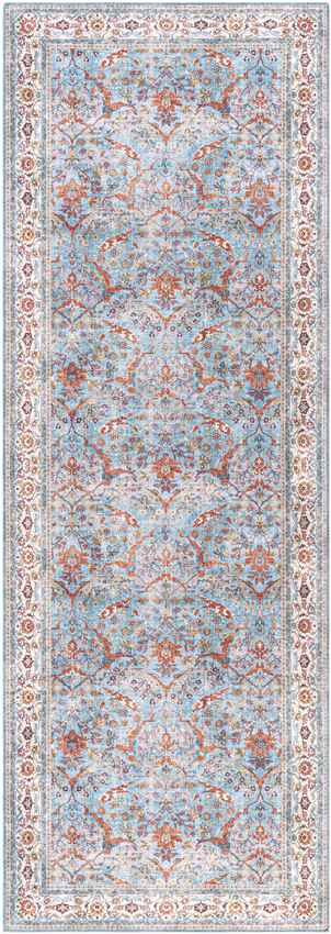 Looieind Traditional Brick Red Area Rug