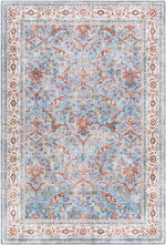 Looieind Traditional Brick Red Area Rug