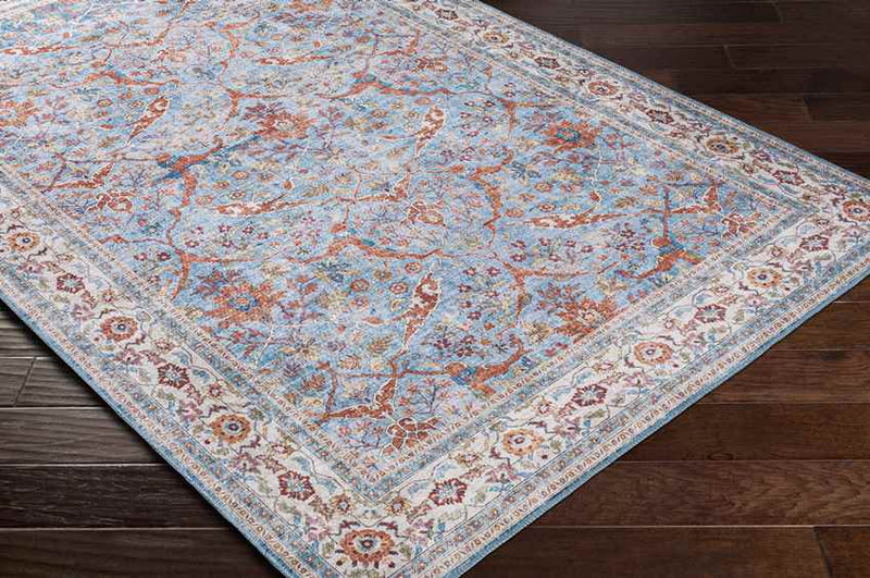 Looieind Traditional Brick Red Area Rug