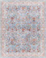Looieind Traditional Brick Red Area Rug