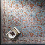 Looieind Traditional Brick Red Area Rug
