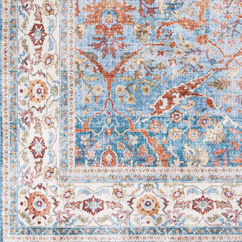 Looieind Traditional Brick Red Area Rug