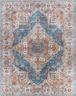 Loon Traditional Burnt Orange Area Rug