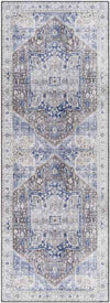 Maasdriel Traditional Dark Blue Area Rug
