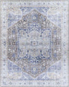 Maasdriel Traditional Dark Blue Area Rug