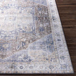 Maasdriel Traditional Dark Blue Area Rug