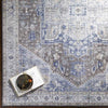 Maasdriel Traditional Dark Blue Area Rug