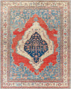 Loosbroek Traditional Bright Red Area Rug