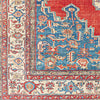 Loosbroek Traditional Bright Red Area Rug