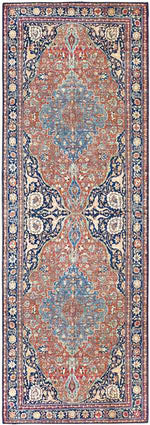 Luchen Traditional Dark Blue Area Rug
