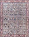 Luissel Traditional Brick Red Area Rug
