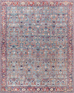 Luissel Traditional Brick Red Area Rug