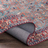 Luissel Traditional Brick Red Area Rug