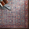 Luissel Traditional Brick Red Area Rug