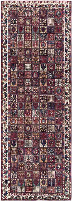 Luitert Traditional Dark Red Area Rug