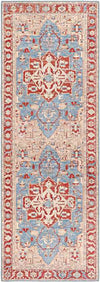 Maarheeze Traditional Burnt Orange Area Rug