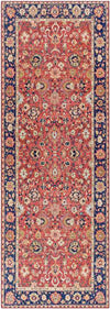 Maatsehei Traditional Bright Red Area Rug
