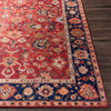 Maatsehei Traditional Bright Red Area Rug