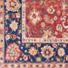 Maatsehei Traditional Bright Red Area Rug