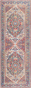 Made Traditional Rust Area Rug