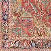 Maren Traditional Brick Red Area Rug
