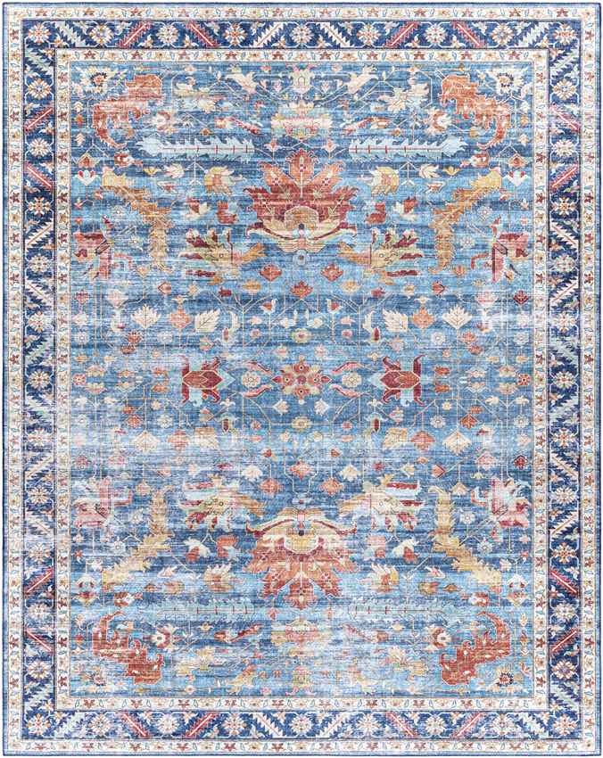 Meeren Traditional Navy Area Rug